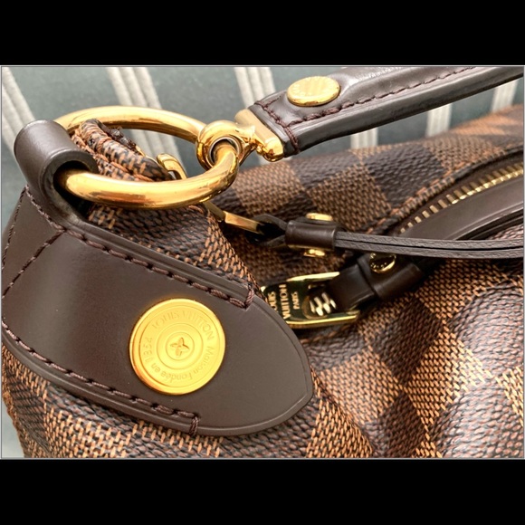 LOUIS VUITTON DAMIER EBENE DUOMO HOBO BAG - Picture 3 of 9
